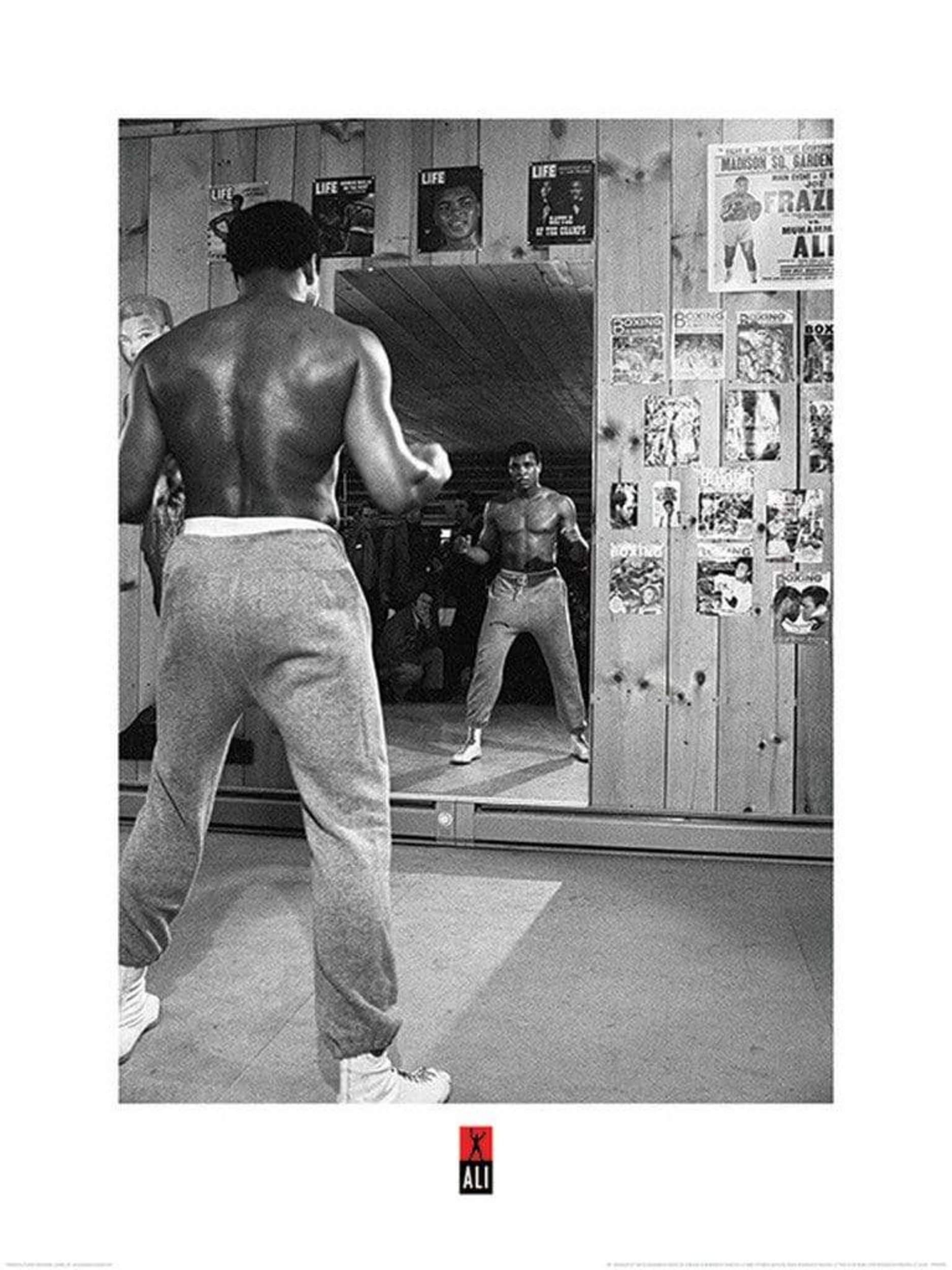 Pyramid Kunstdruk Muhammad Ali Mirror 60x80cm