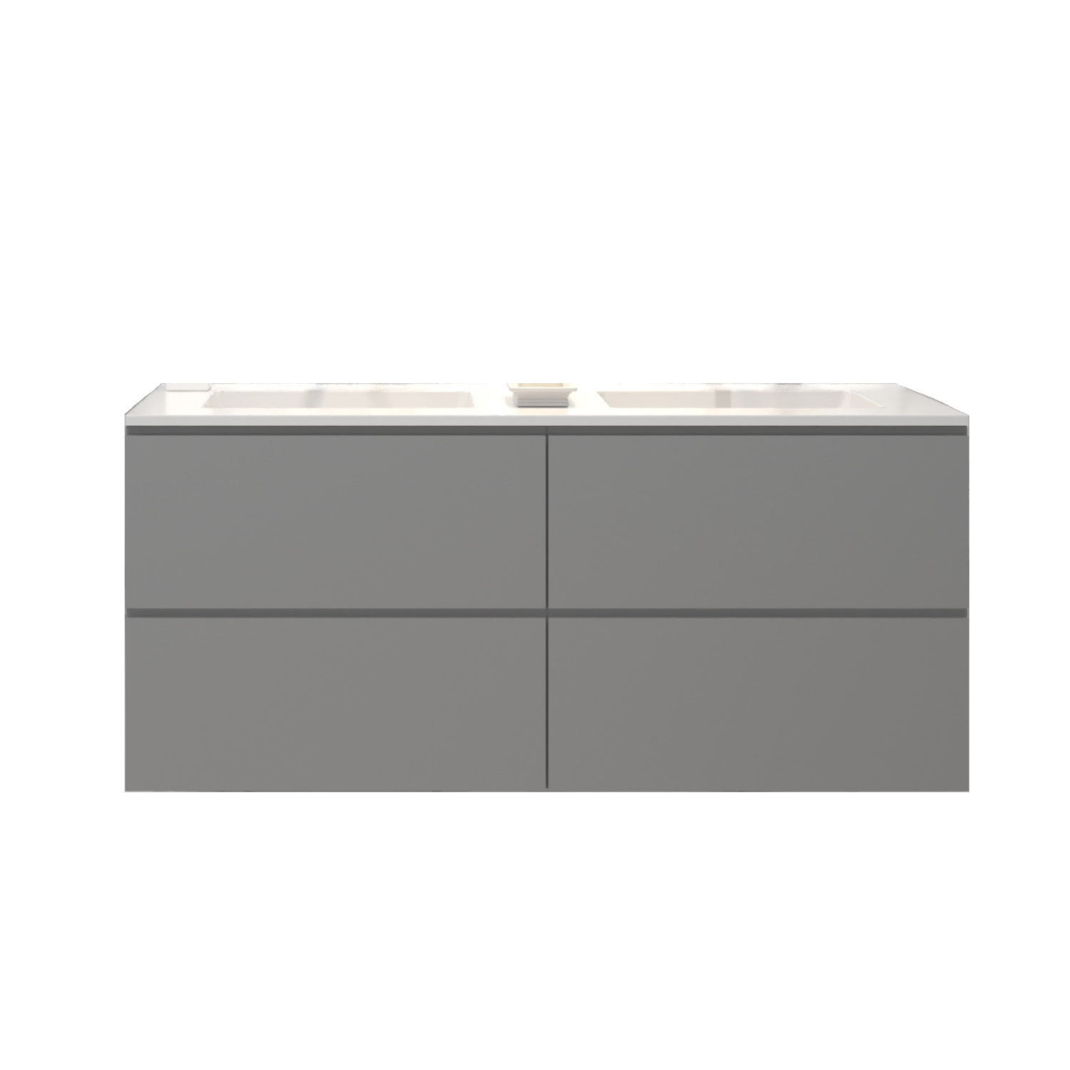 Gliss Design Badkamermeubelset Gliss Zeus 140 cm Beton Grijs