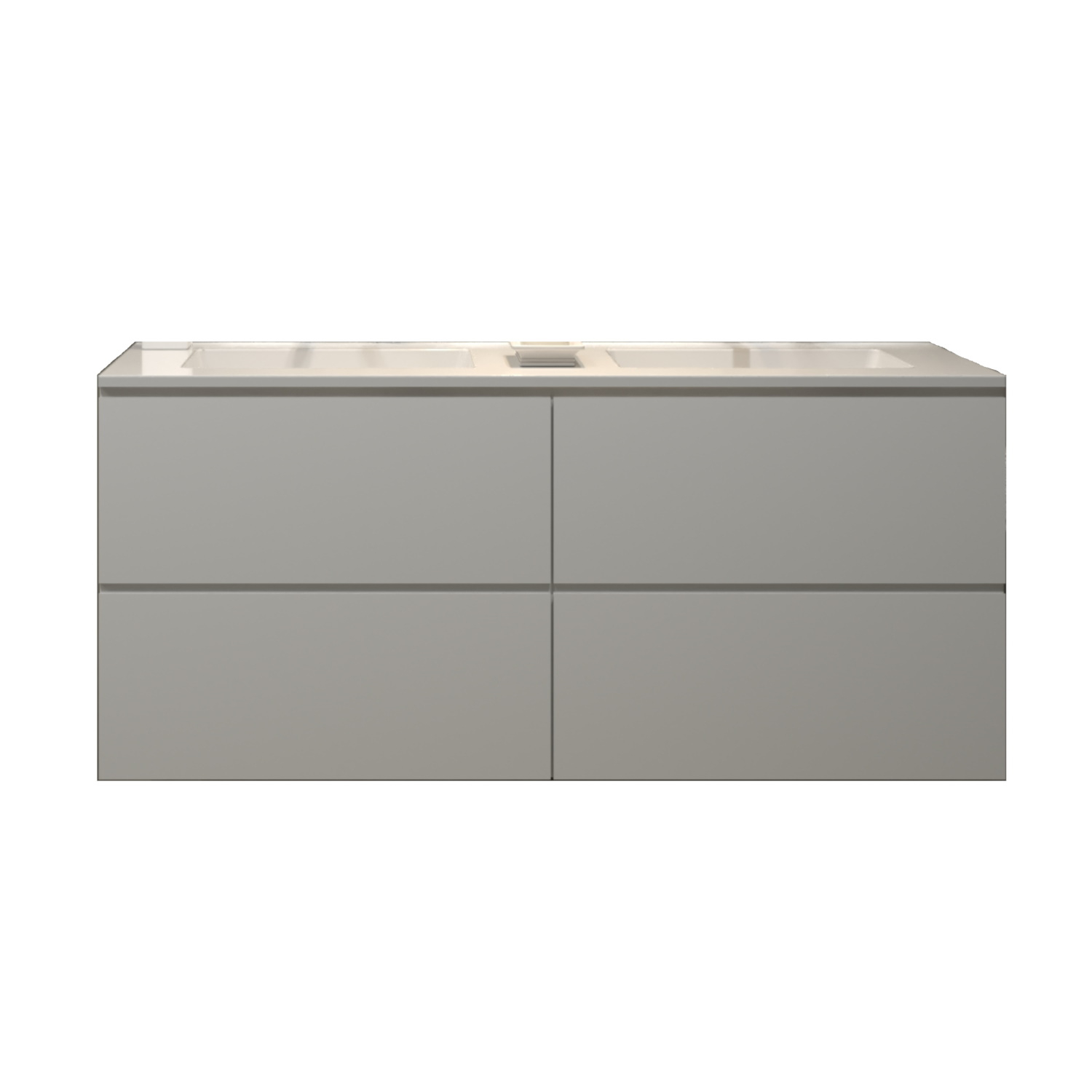 Gliss Design Badkamermeubelset Gliss Hermes 120 cm Hoogglans Wit