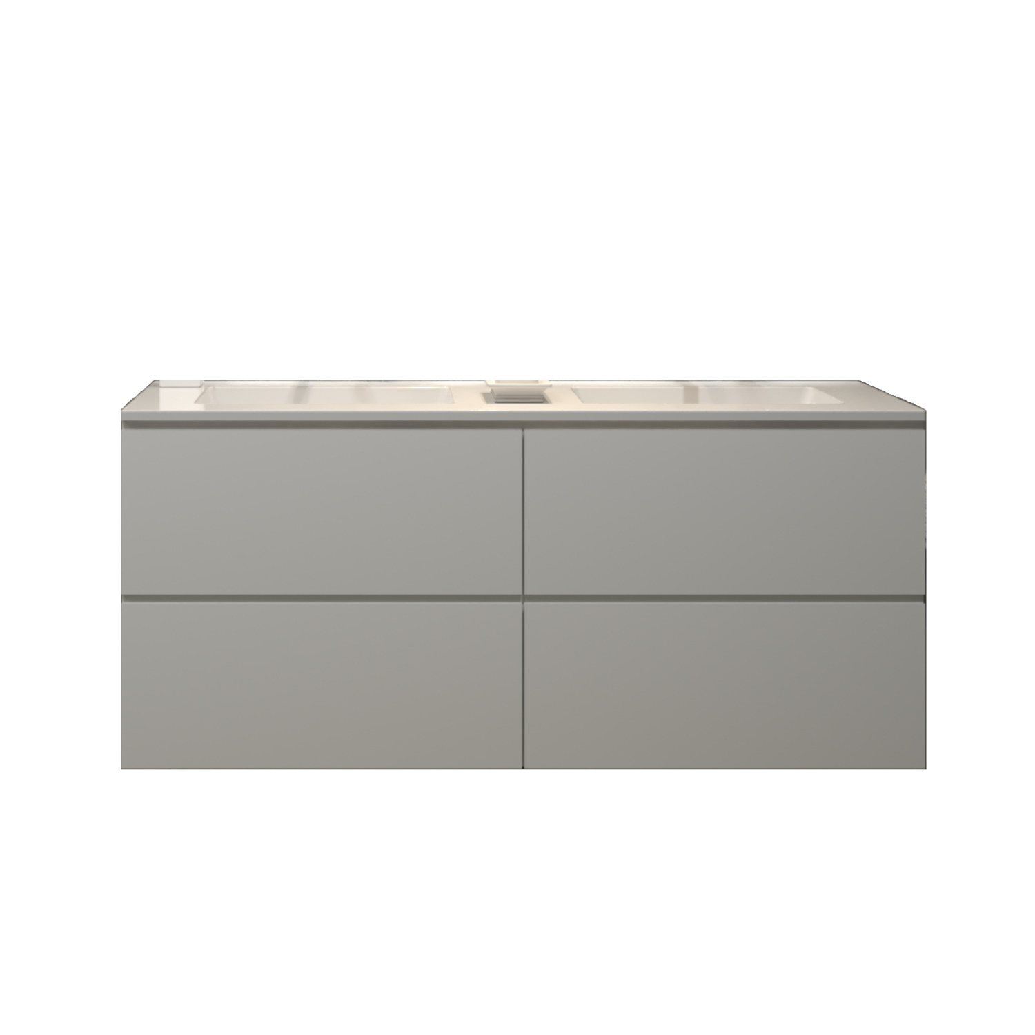 Gliss Design Badkamermeubelset Gliss Hermes 120 cm Mat Wit