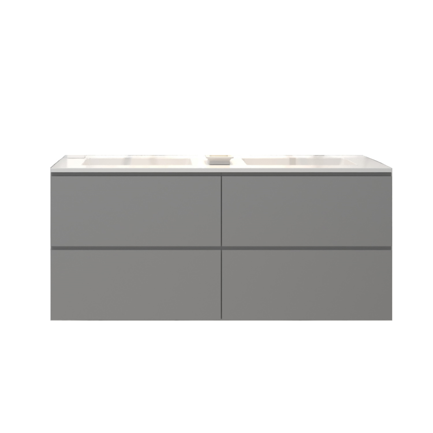 Gliss Design Badkamermeubelset Gliss Hermes 120 cm Beton Grijs