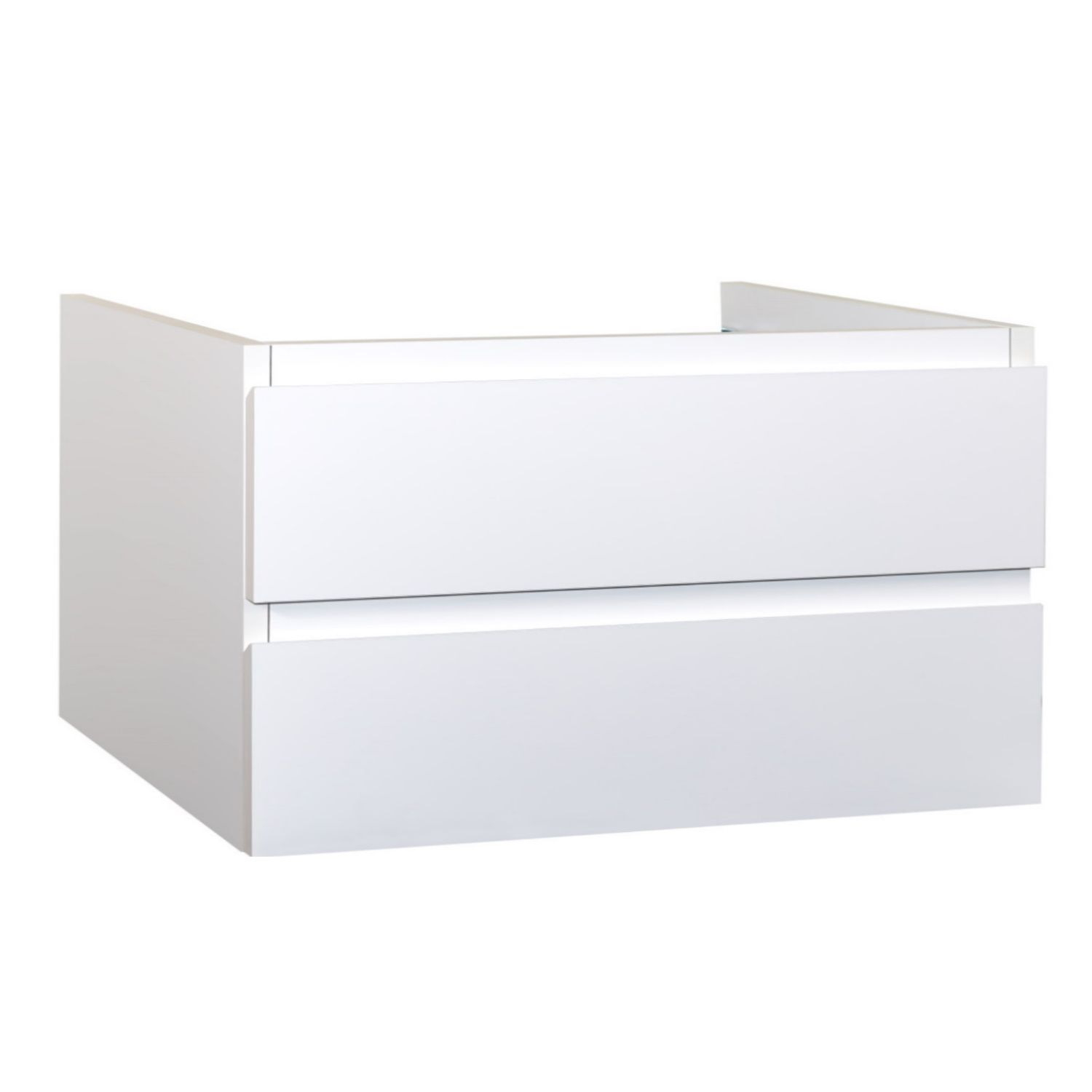 Boss & Wessing Badkamermeubelset BWS Sally 160 cm Vier Soft-Close Lades Hoogglans Wit