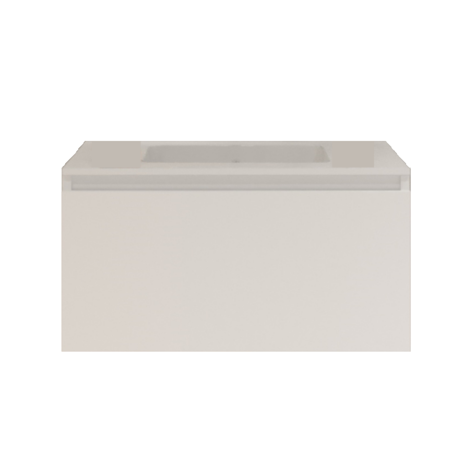Gliss Design Badkamermeubelset Gliss Eros 70 cm Met Wastafel Mat Wit