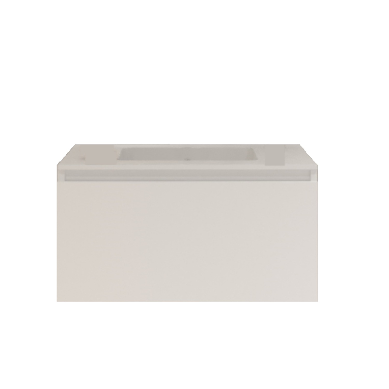 Gliss Design Badkamermeubelset Gliss Eros 80 cm Met Wastafel Mat Wit