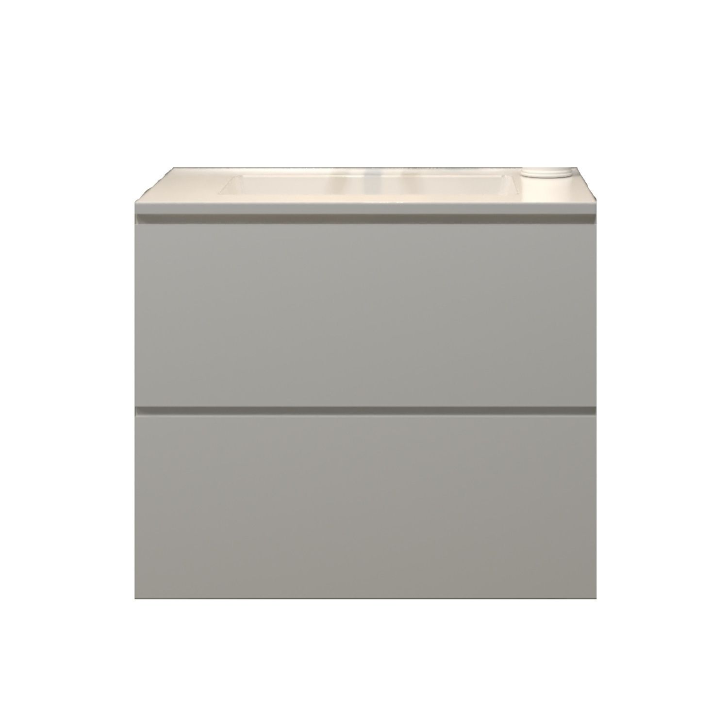 Gliss Design Badkamermeubelset Gliss Zeus 70 cm Hoogglans Wit