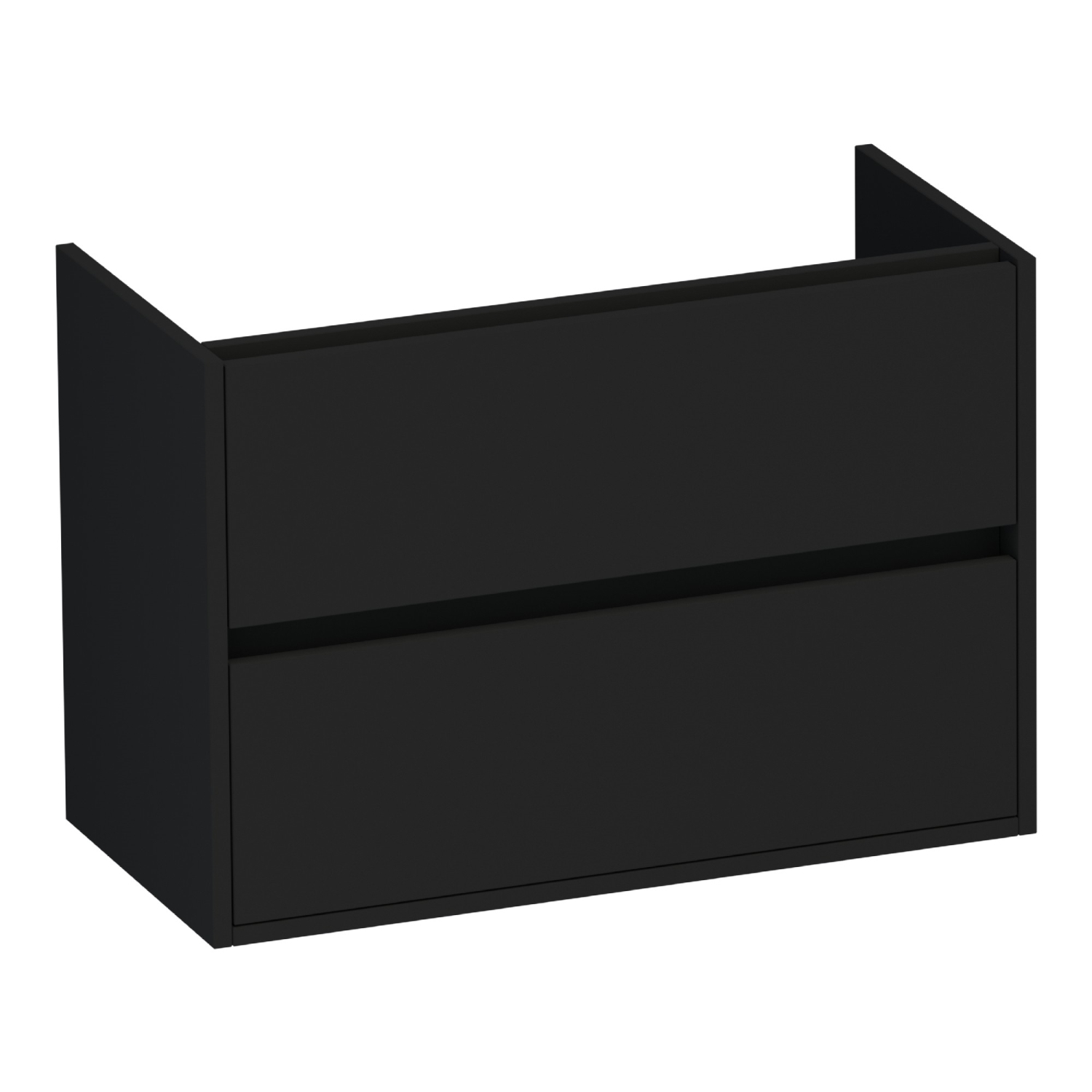 Sanitop Badkamermeubelset NEXXT Small 80cm Mat Zwart