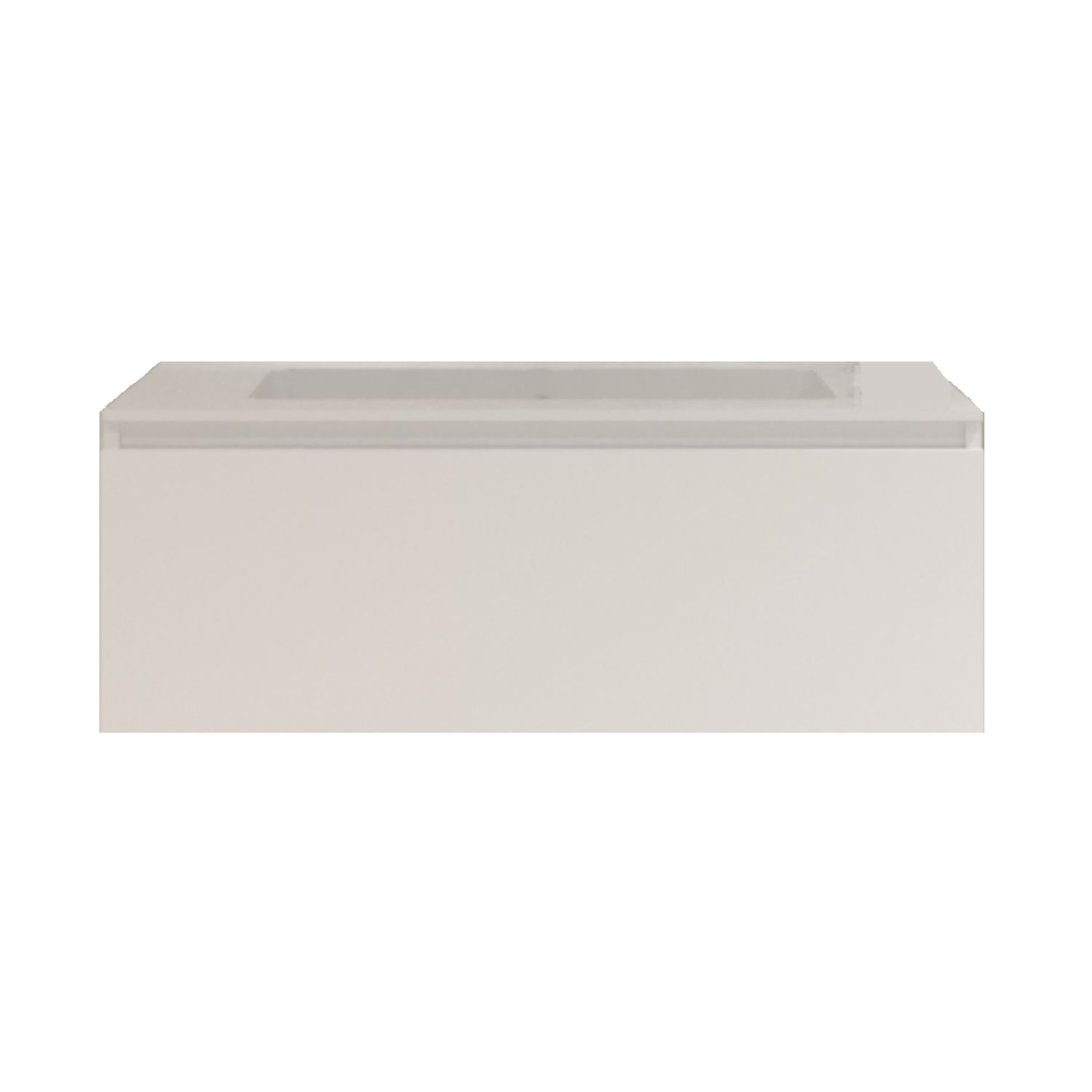 Gliss Design Badkamermeubelset Gliss Eros 90 cm Met Wastafel Mat Wit
