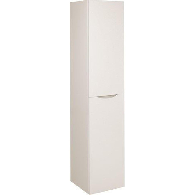 Crosswater Glide II Badkamerkast - 35x35x160cm - greeploos - glans wit GL3516F2WG