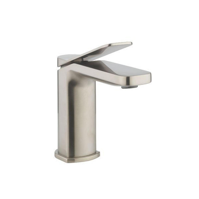Crosswater Glide II Wastafelkraan opbouw - laag - hendel - geborsteld RVS GD110DNV