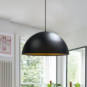ROYALTECH H&auml;ngeleuchte Lipeo, schwarz/gold, &Oslash; 40 cm, Metall, E27