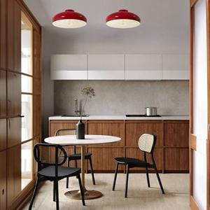 ROYALTECH Deckenleuchte Olli, &Oslash; 40 cm, rot/wei&szlig;, Metall, E27