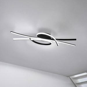 FISCHER & HONSEL LED-Deckenlampe Biba, schwarz, L&auml;nge 100 cm, Metall, CCT