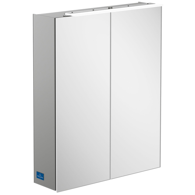 Villeroy & Boch My view one spiegelkast 60,7x74,6 cm met 2 deuren met led A4396000
