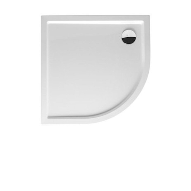 Riho Davos 279 douchebak 80x80x14cm R55 wit met paneel D002018005