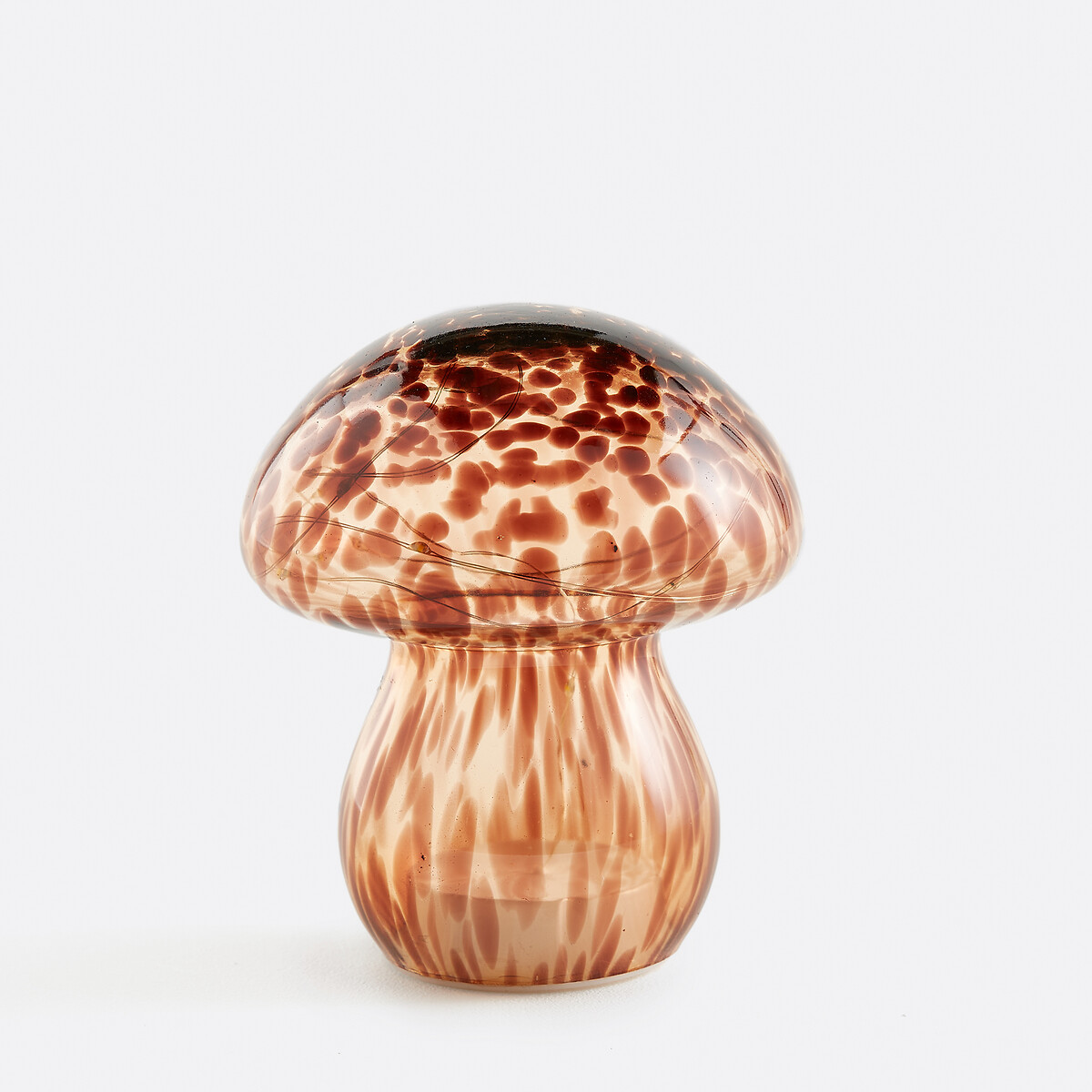 LA REDOUTE INTERIEURS Decoratieve glazen ledlamp in paddenstoelvorm Onoki