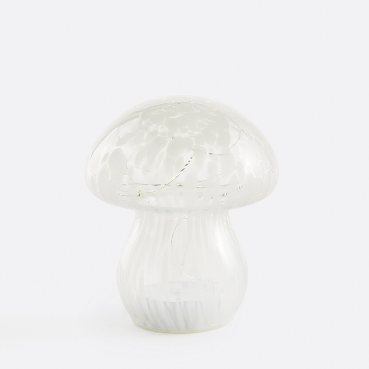 LA REDOUTE INTERIEURS Decoratieve glazen ledlamp in paddenstoelvorm Onoki