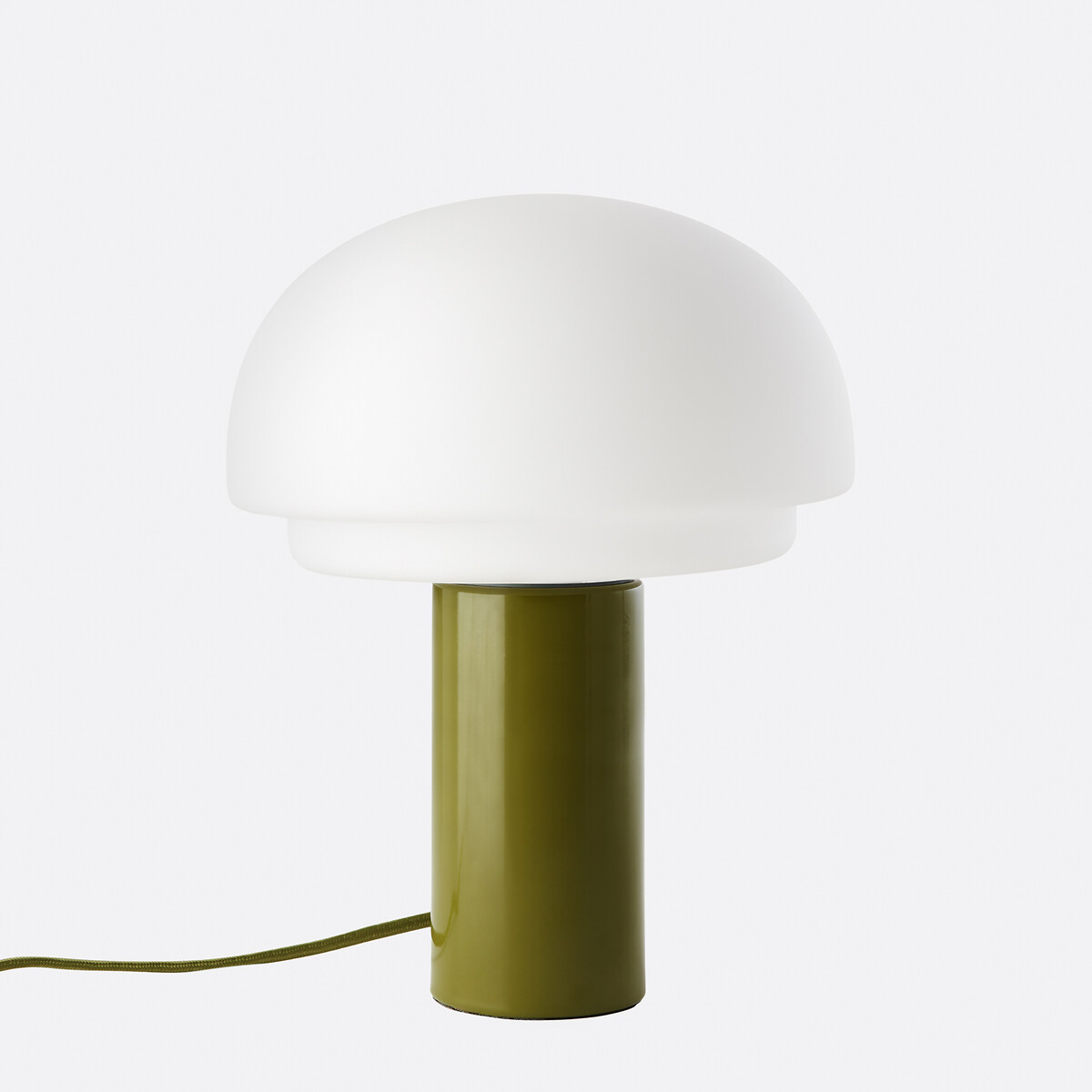 LA REDOUTE INTERIEURS Lamp van opaalglas en ijzer H27,5 Agathilda