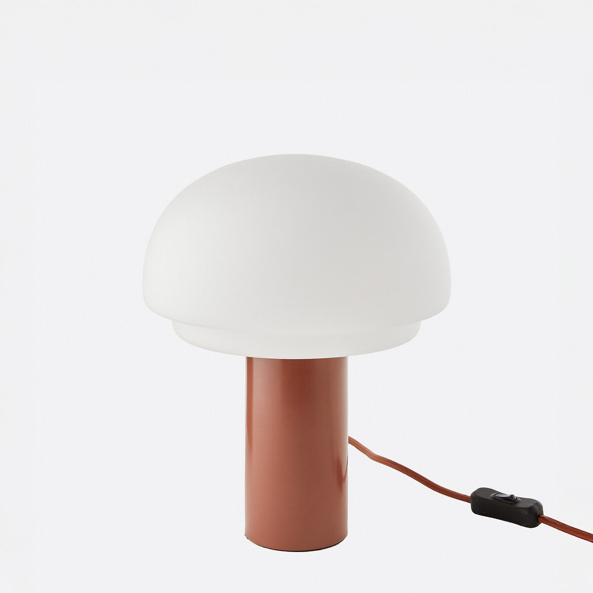 LA REDOUTE INTERIEURS Lamp van opaalglas en ijzer H27,5 Agathilda