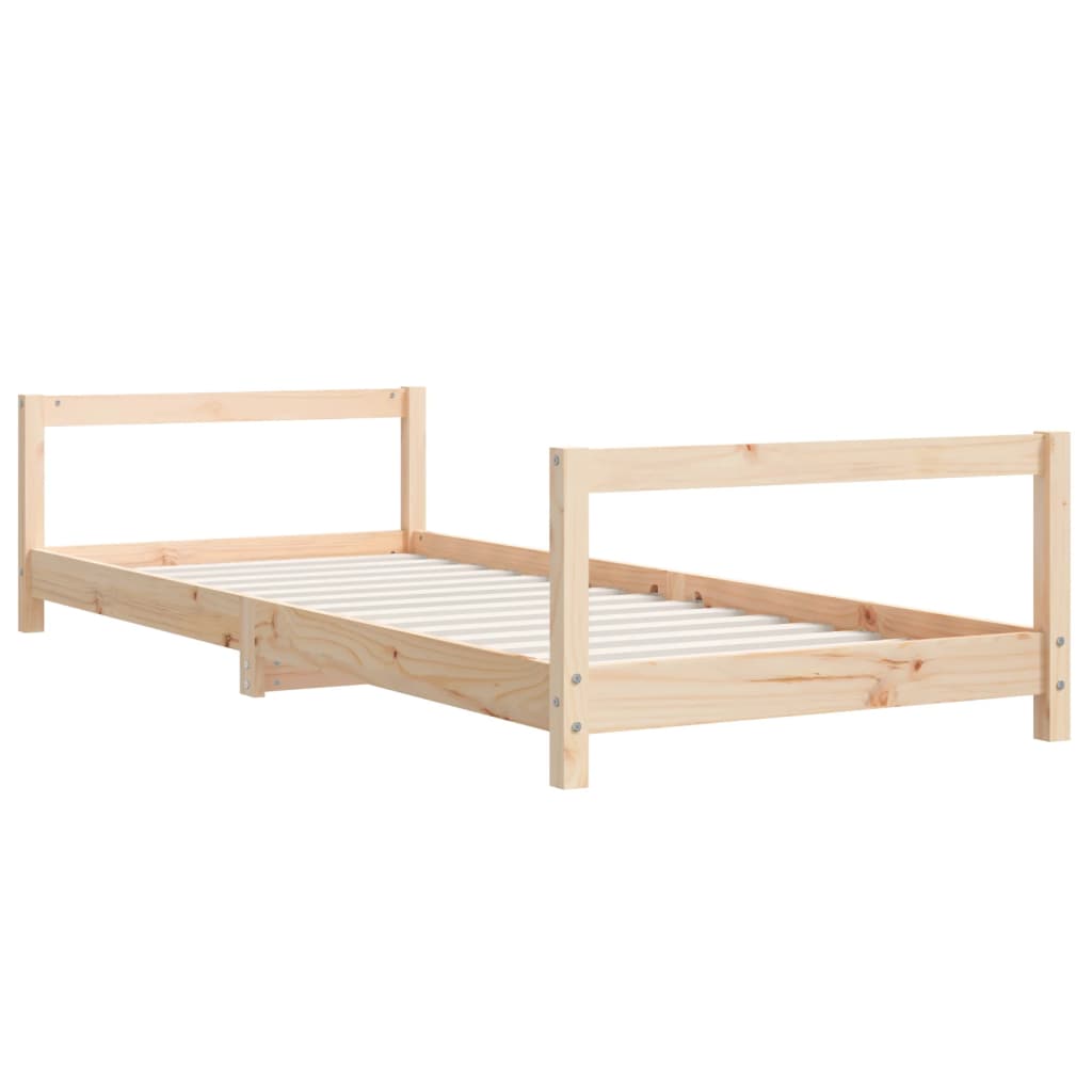 vidaXL Kinderbedframe 80x200 cm massief grenenhout