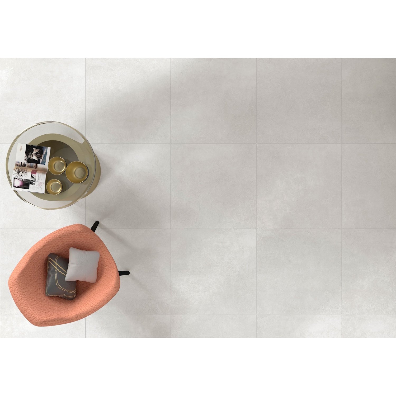 Flaminia Vloertegel  Surface White 60x60 cm Gerectificeerd 