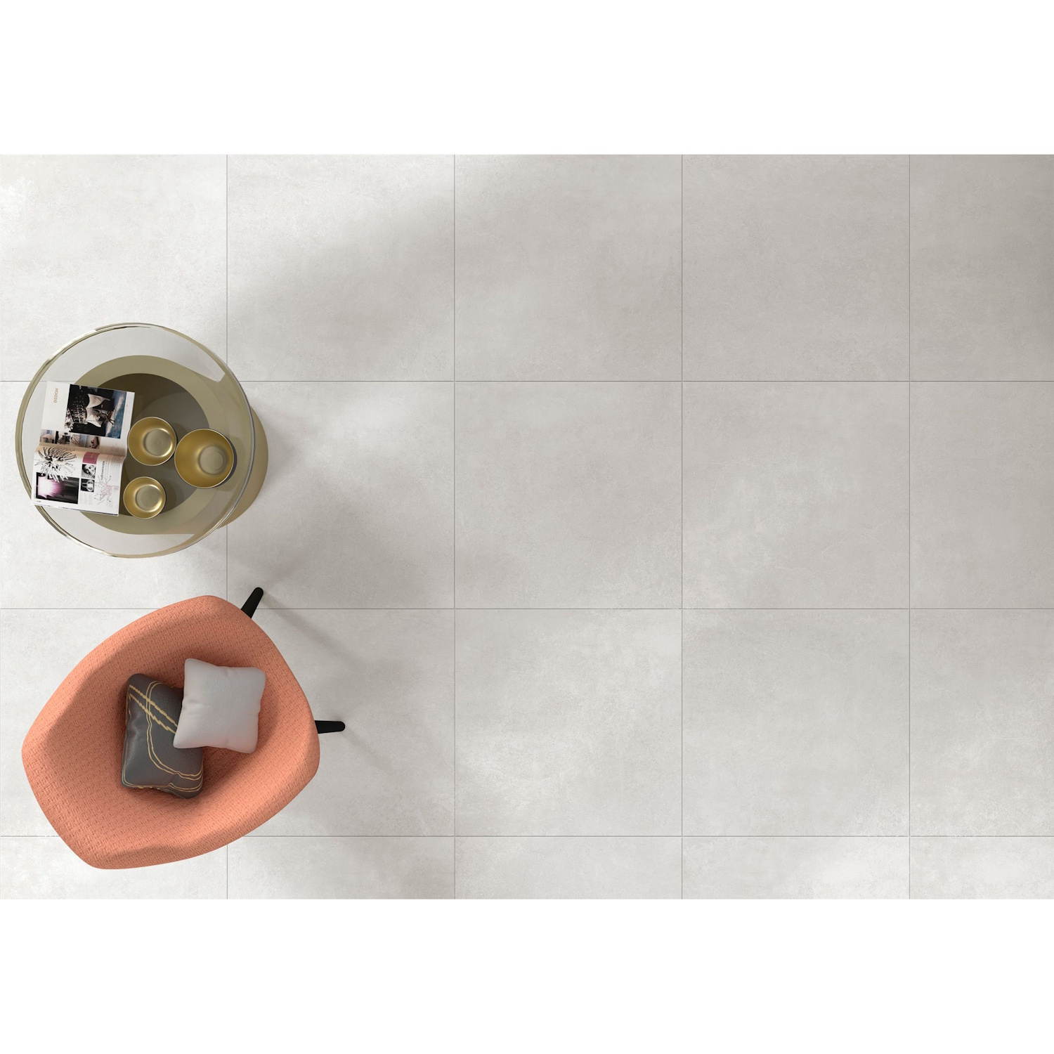 Flaminia Vloertegel  Surface White 90x90 cm Gerectificeerd 
