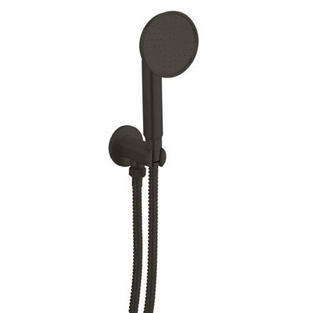 Crosswater MPRO INDUSTRIAL handdoucheset met wandhouder 1 stand zwart mat PRI963M