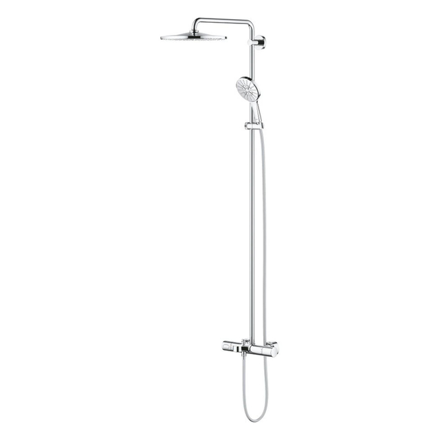 Grohe Rainshower SmartActive Regendoucheset Opbouw - badkraan - hoofddouche 31cm - handddouche rond - chroom 26657000