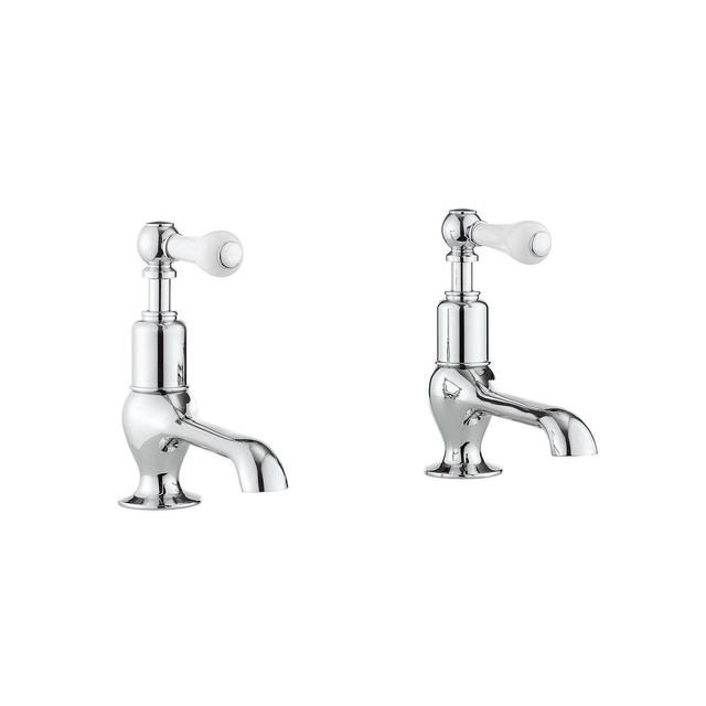 Crosswater Belgravia Wastafelkranen - koud /warm - 2 gats - hendel - chroom BL140DNC_LV