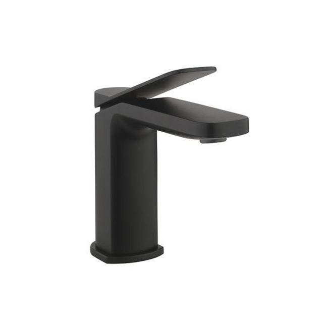 Crosswater Glide II Wastafelkraan opbouw - laag - hendel - mat zwart GD110DNM