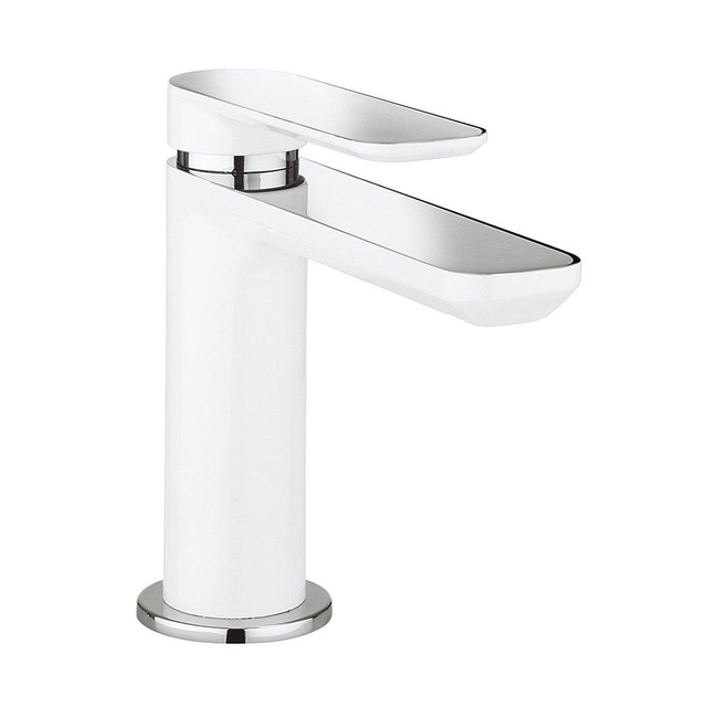 Crosswater Pier wastafelkraan 12.2cm met 10cm uitloop wit PI110DNW