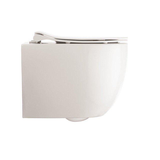 Crosswater Glide II Wandtoilet - 37x46x32.5cm - spoelrandloos - zonder zitting - wit mat GL6115CWM