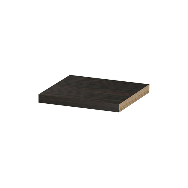 Ink 35d wandplank - 40x35x3.5cm - voorzijde afgekant - tbv nis - MFC Intens eiken 1258897