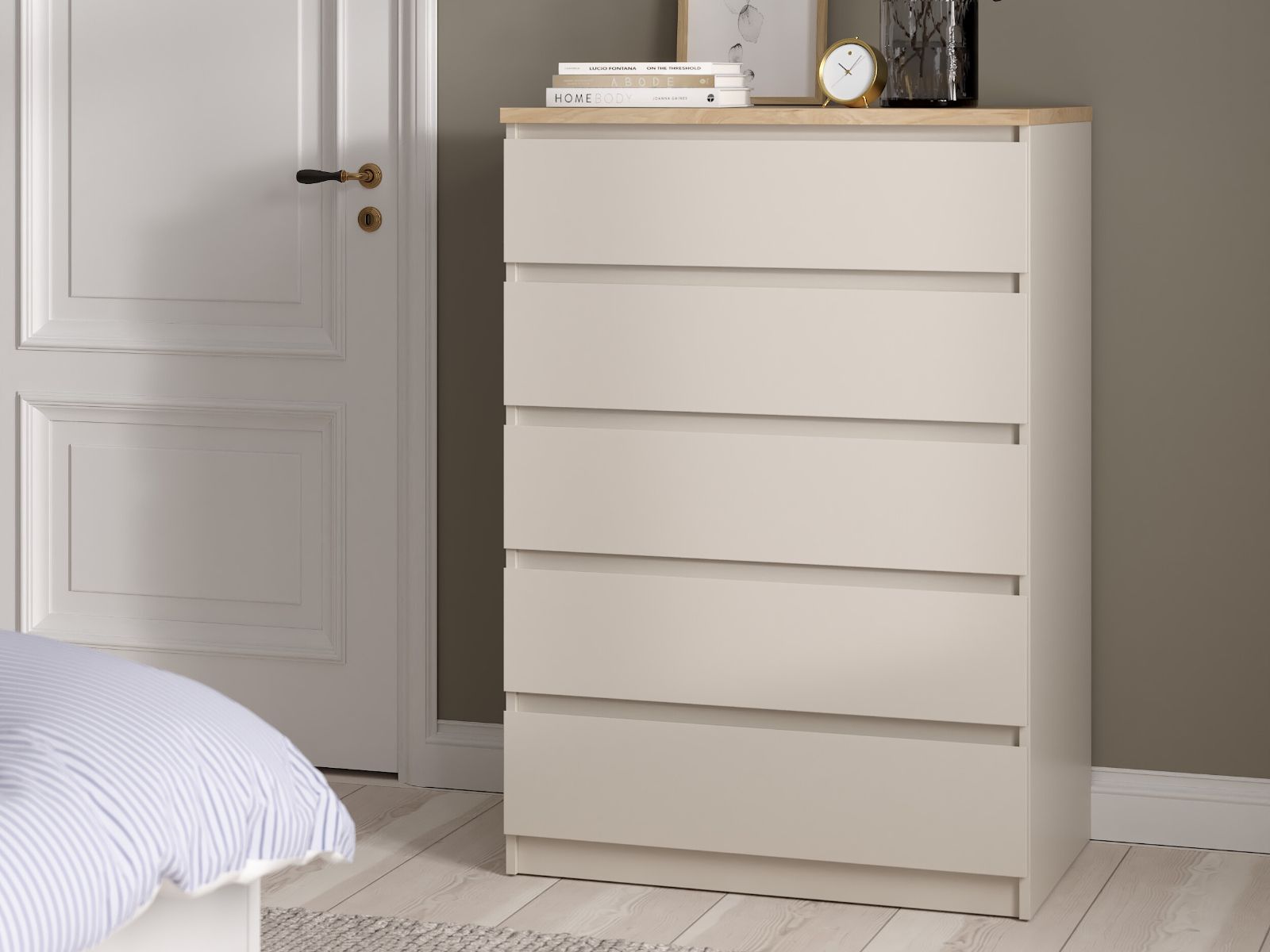Mobistoxx Commode NAIADE 5 lades kasjmier/jackson eik