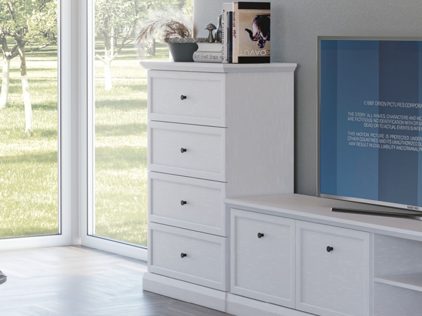 Mobistoxx Commode LUMPA 4 lades grafiet
