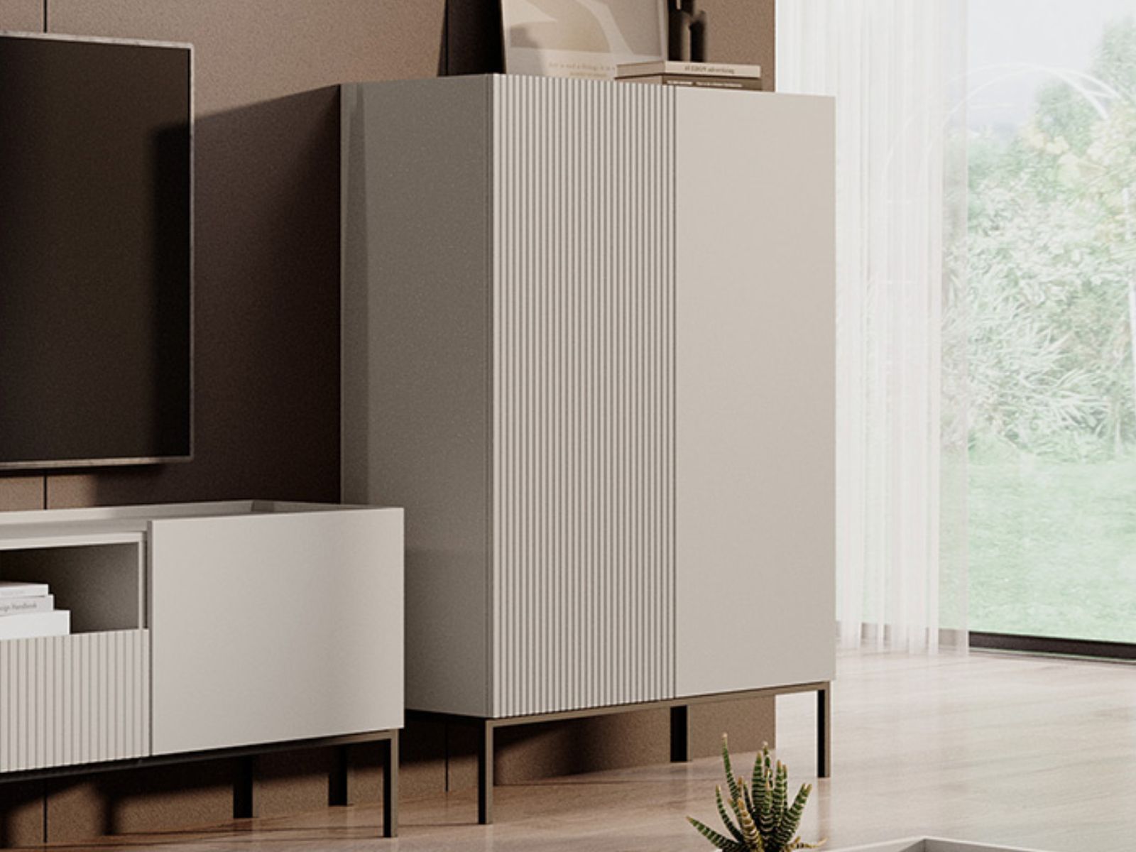 Mobistoxx Commode SULEK 2 deuren kasjmier