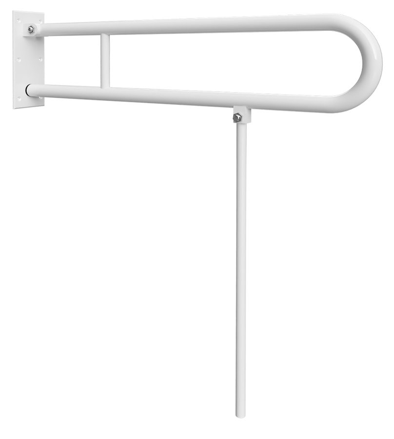 Sapho Handgreep U-Vorm Vouwbaar met Steun  Handicap 81,3 cm Wit