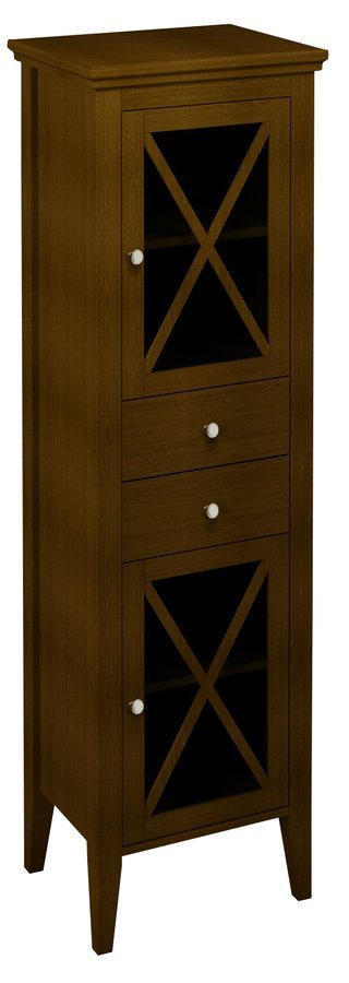 Sapho Hoge Badkamerkast  Cross 49x170x39 cm Massief Hout Rechts