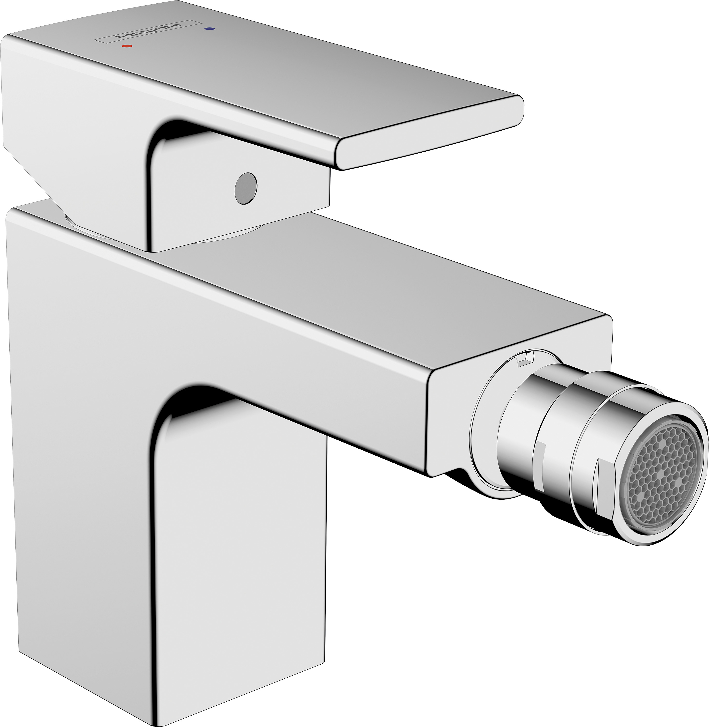 Hansgrohe Vernis Shape ééngreeps bidetkraan met PopUp trekwaste (metaal), chroom