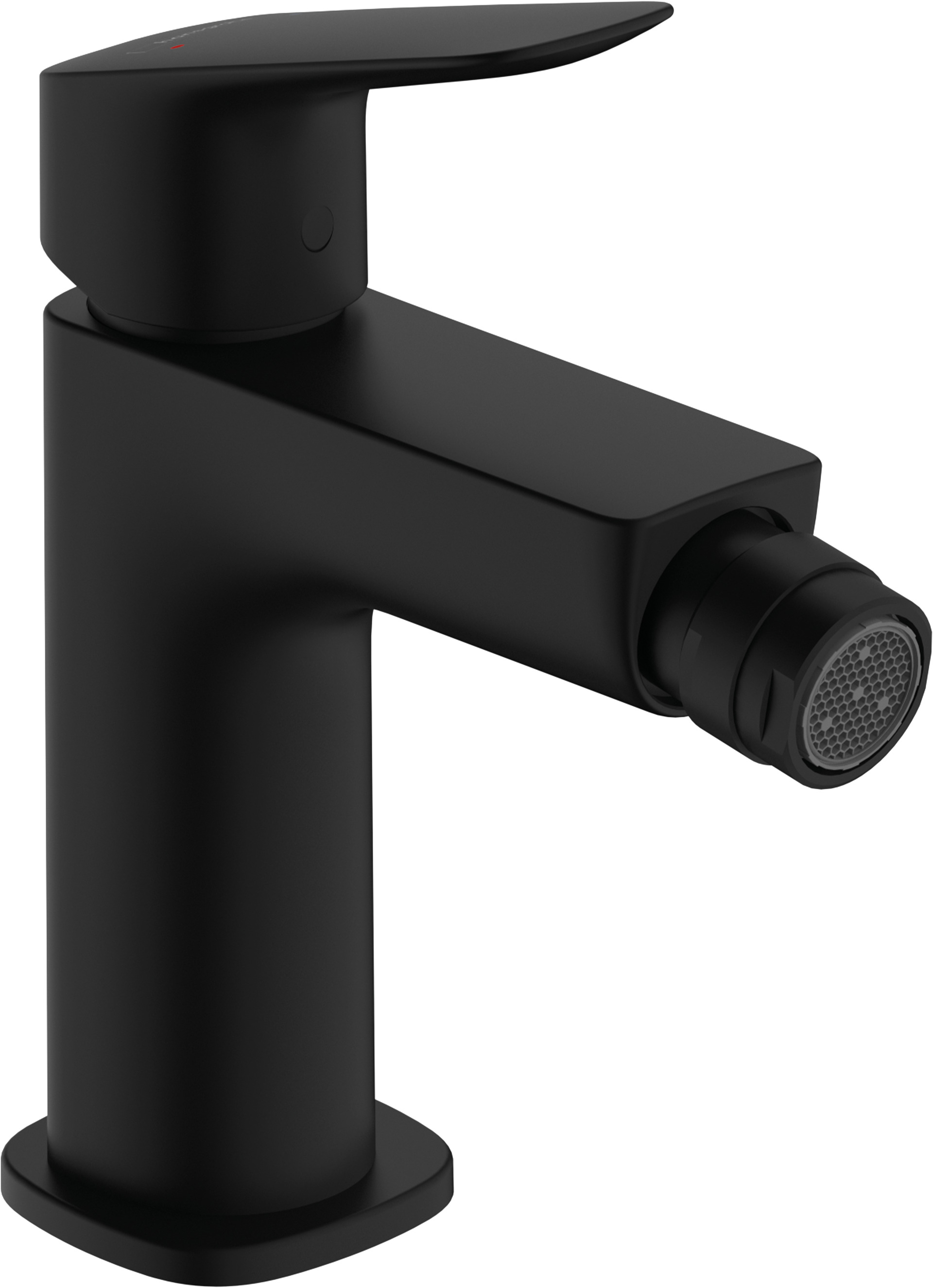 Hansgrohe Logis Fine ééngreeps bidetmengkraan 110 met PopUp trekwaste, mat zwart