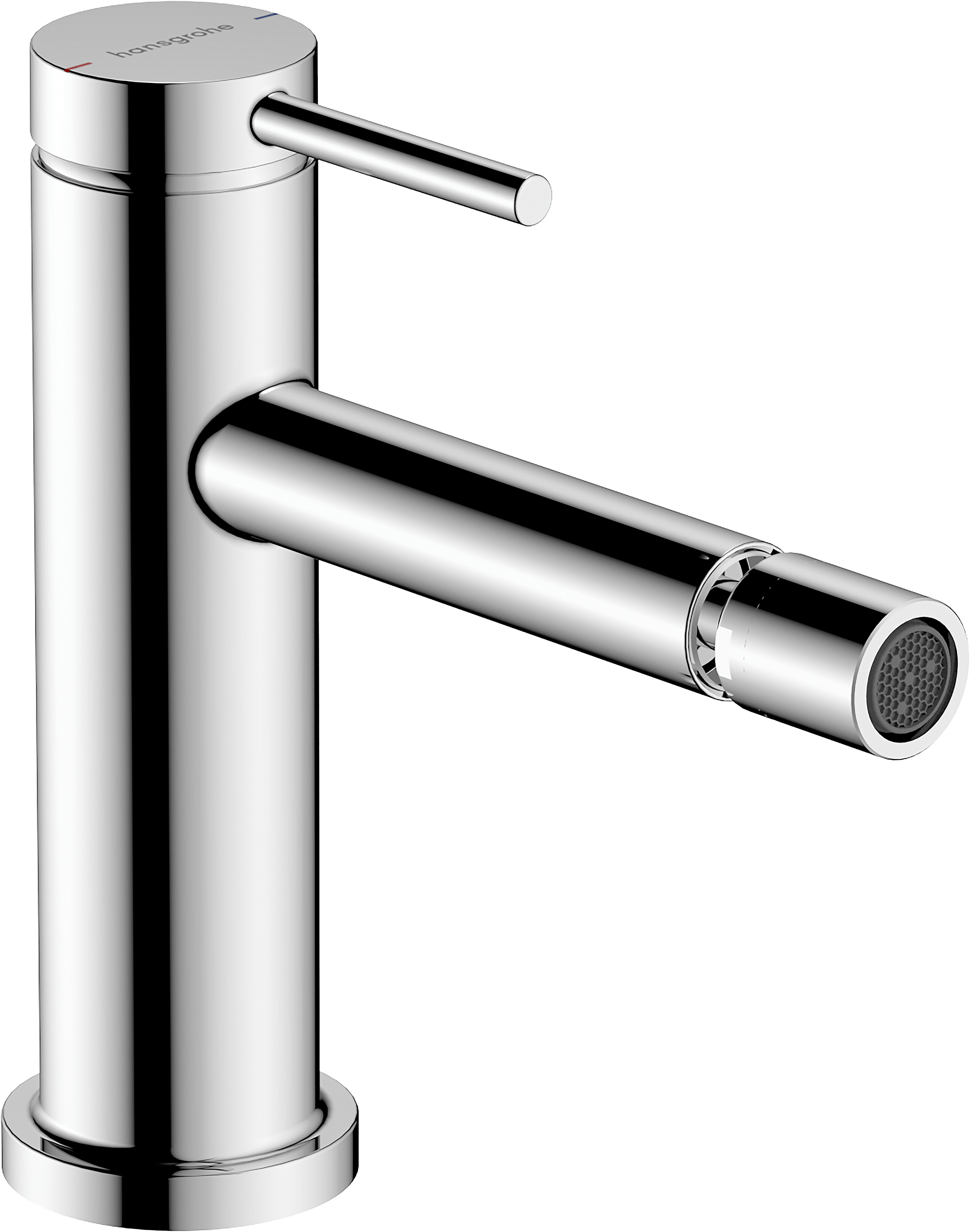 Hansgrohe Tecturis S ééngreeps bidetkraan met PopUp trekwaste, chroom