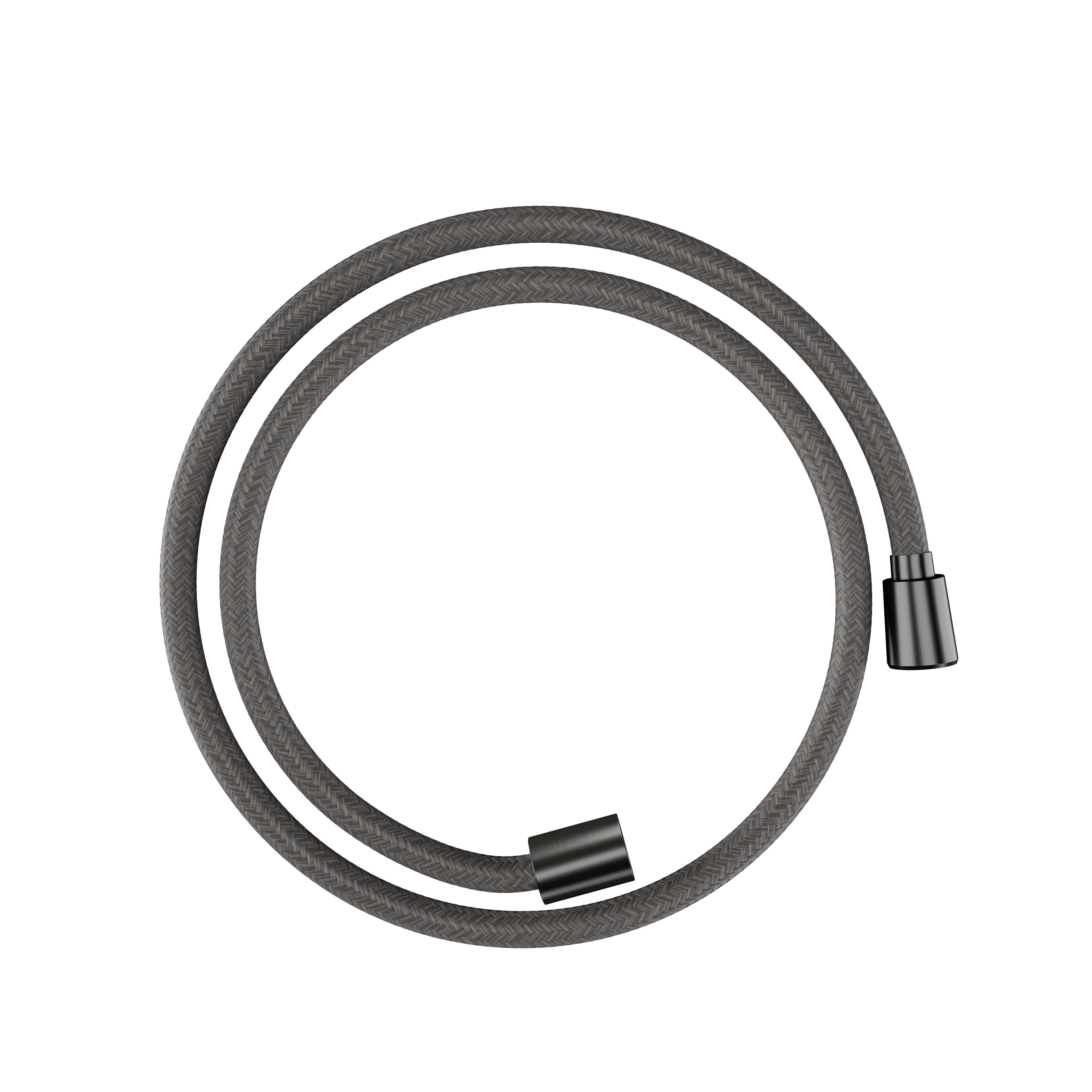 Hansgrohe Designflex doucheslang textiel 125 cm, Brushed Black Chrome