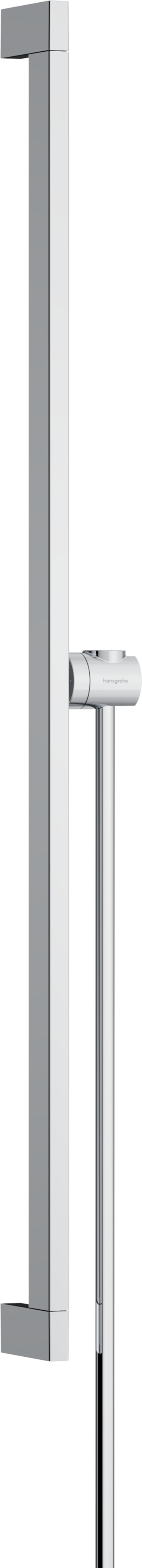 Hansgrohe Unica glijstang E Puro 90 cm met easy slide schuifstuk en Isiflex doucheslang 160 cm, chroom