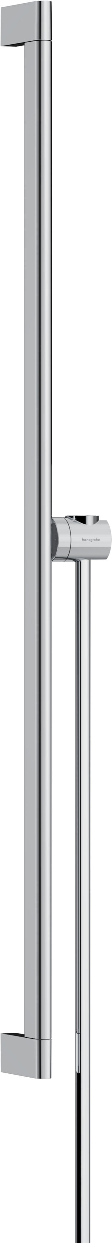 Hansgrohe Unica glijstang S Puro 90 cm met easy slide schuifstuk en Isiflex doucheslang 160 cm, chroom