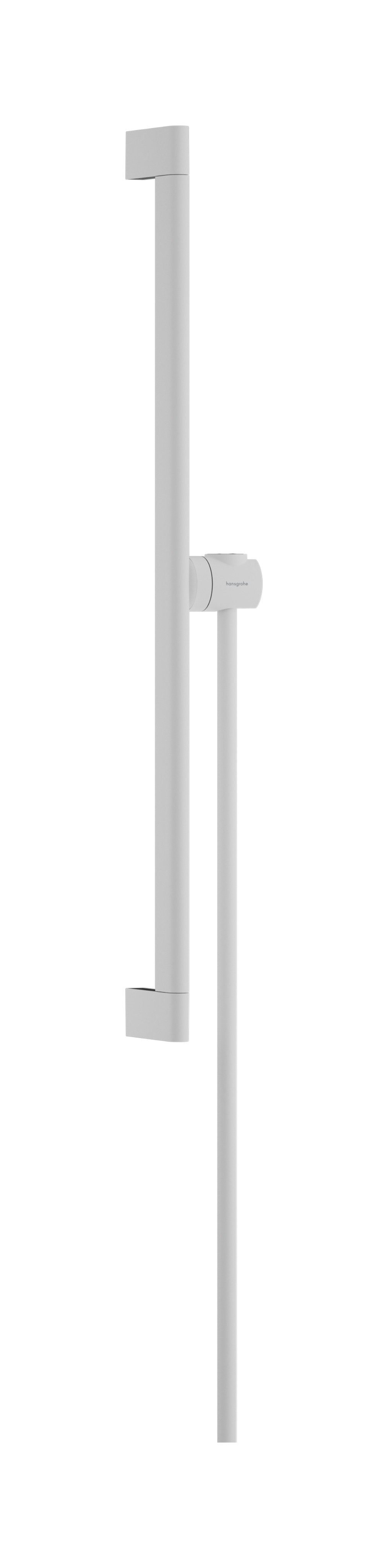 Hansgrohe Unica glijstang S Puro 65 cm met easy slide schuifstuk en Isiflex doucheslang 160 cm, mat wit