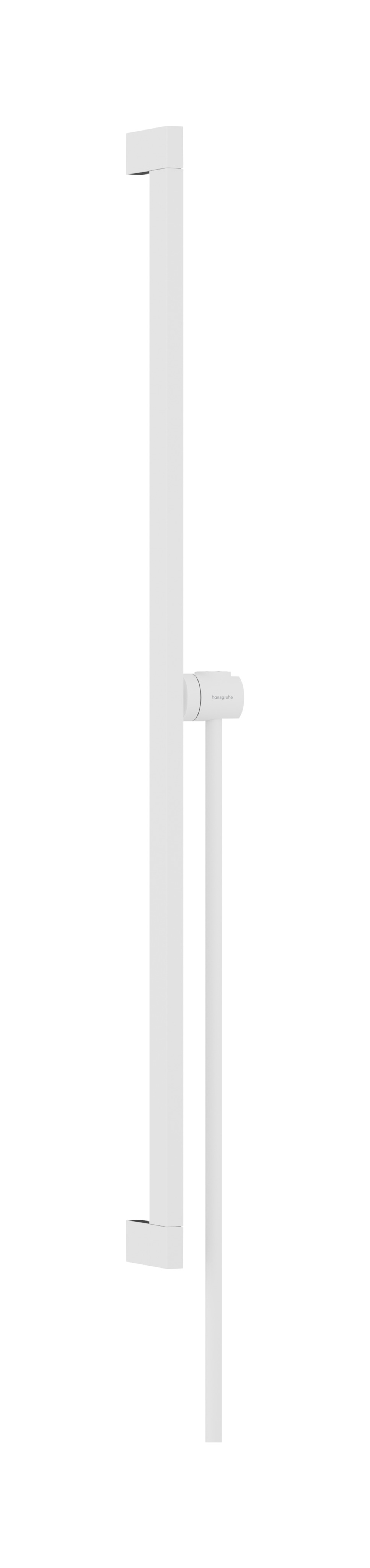 Hansgrohe Unica glijstang E Puro 90 cm met easy slide schuifstuk en Isiflex doucheslang 160 cm, mat wit
