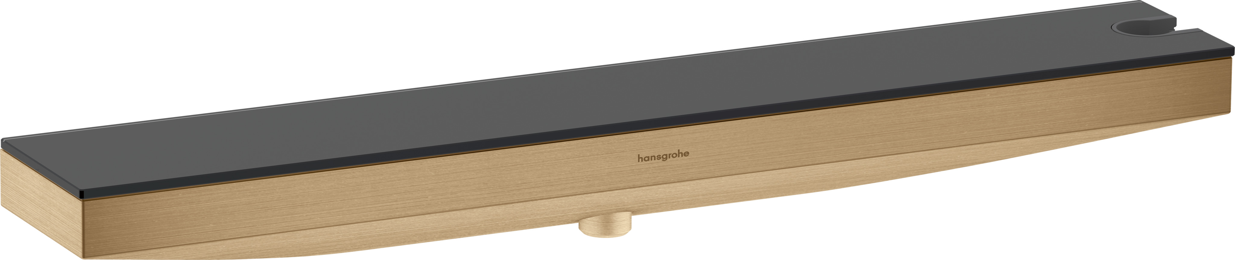 Hansgrohe Rainfinity muuraansluiting porter 500 met douchehouder en planchet R, Brushed Bronze
