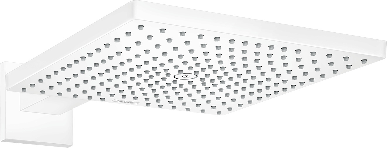 Hansgrohe Raindance E hoofddouche 300 1jet EcoSmart met douche-arm, mat wit