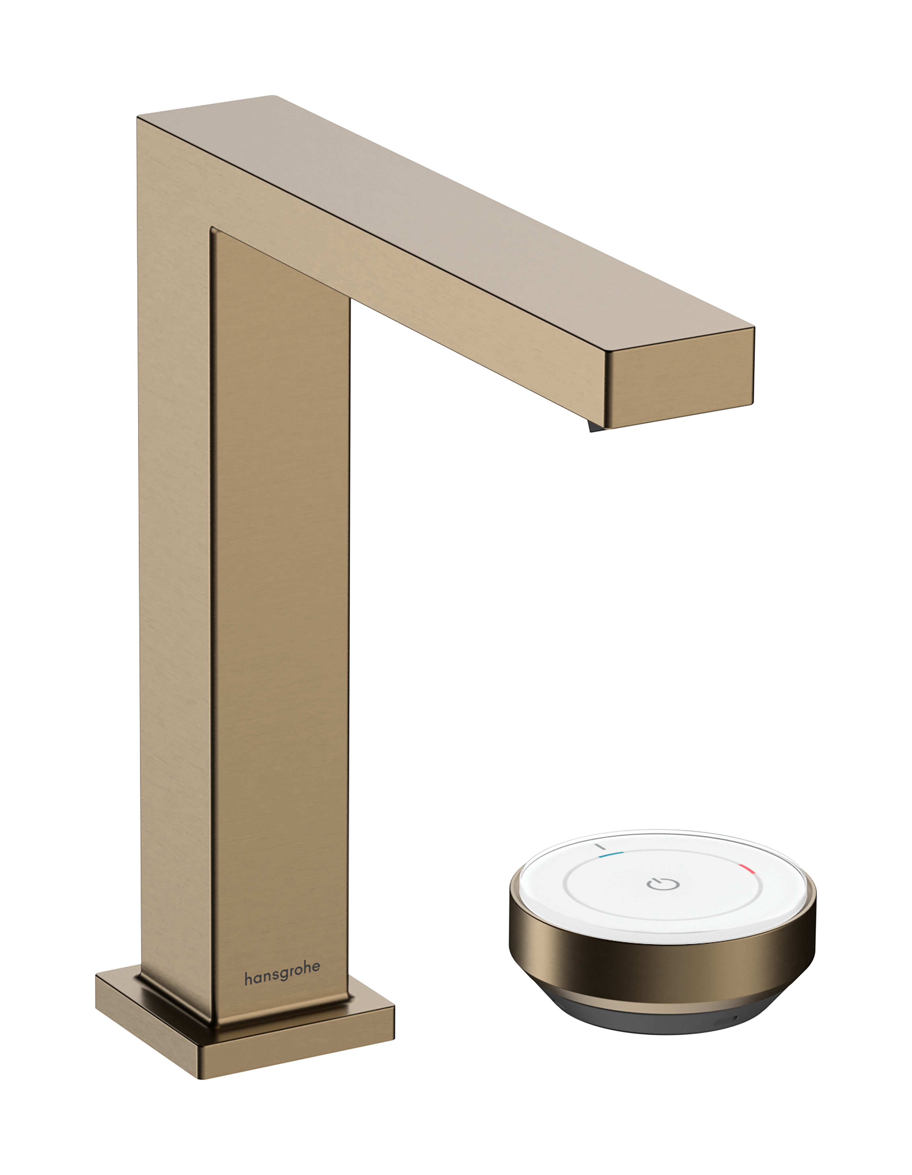 Hansgrohe Tecturis E 2-gats wastafelkraan 150 CoolStart met waste, Brushed Bronze