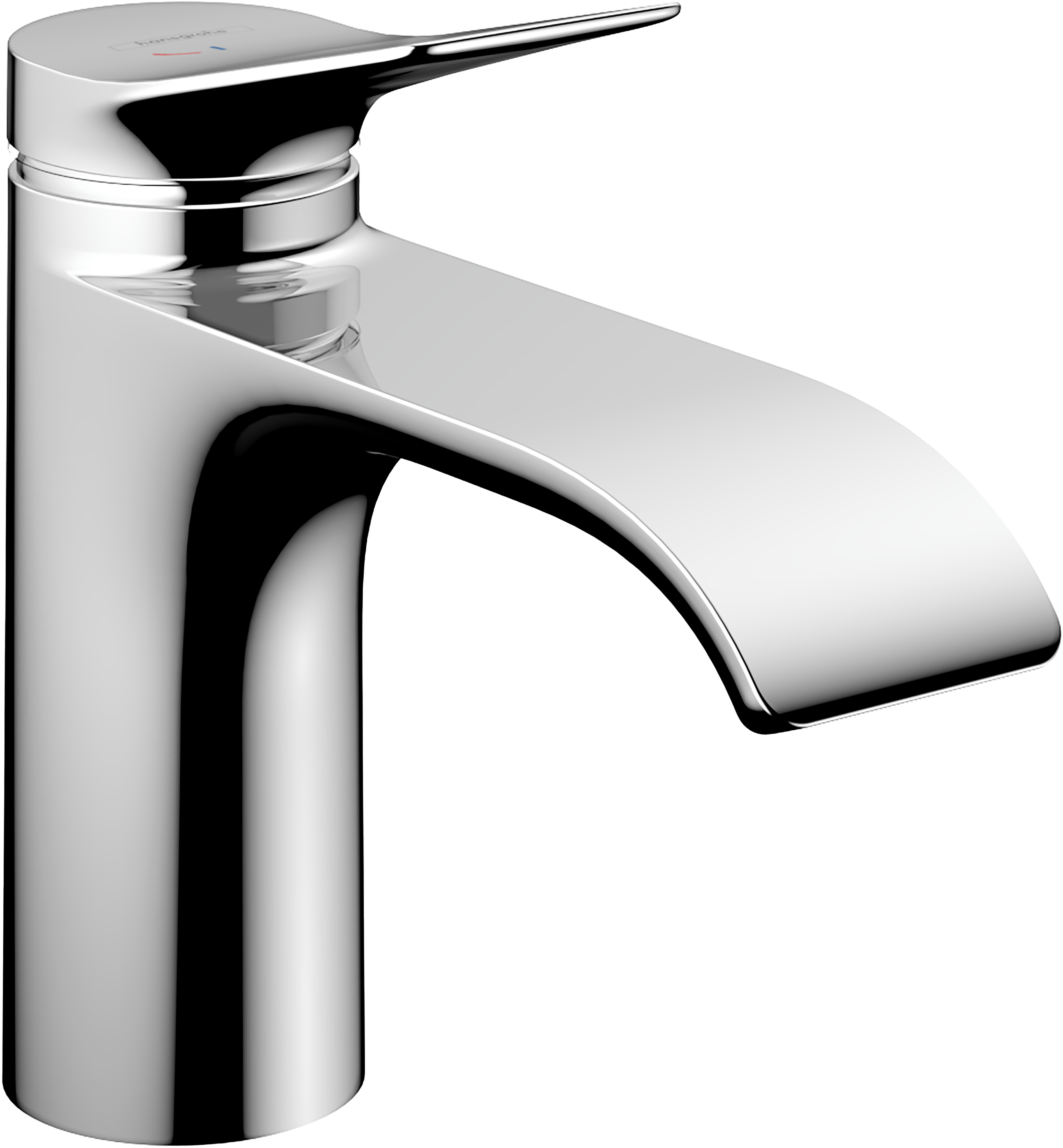 Hansgrohe Vivenis ééngreeps wastafelkraan 80 CoolStart zonder waste, chroom