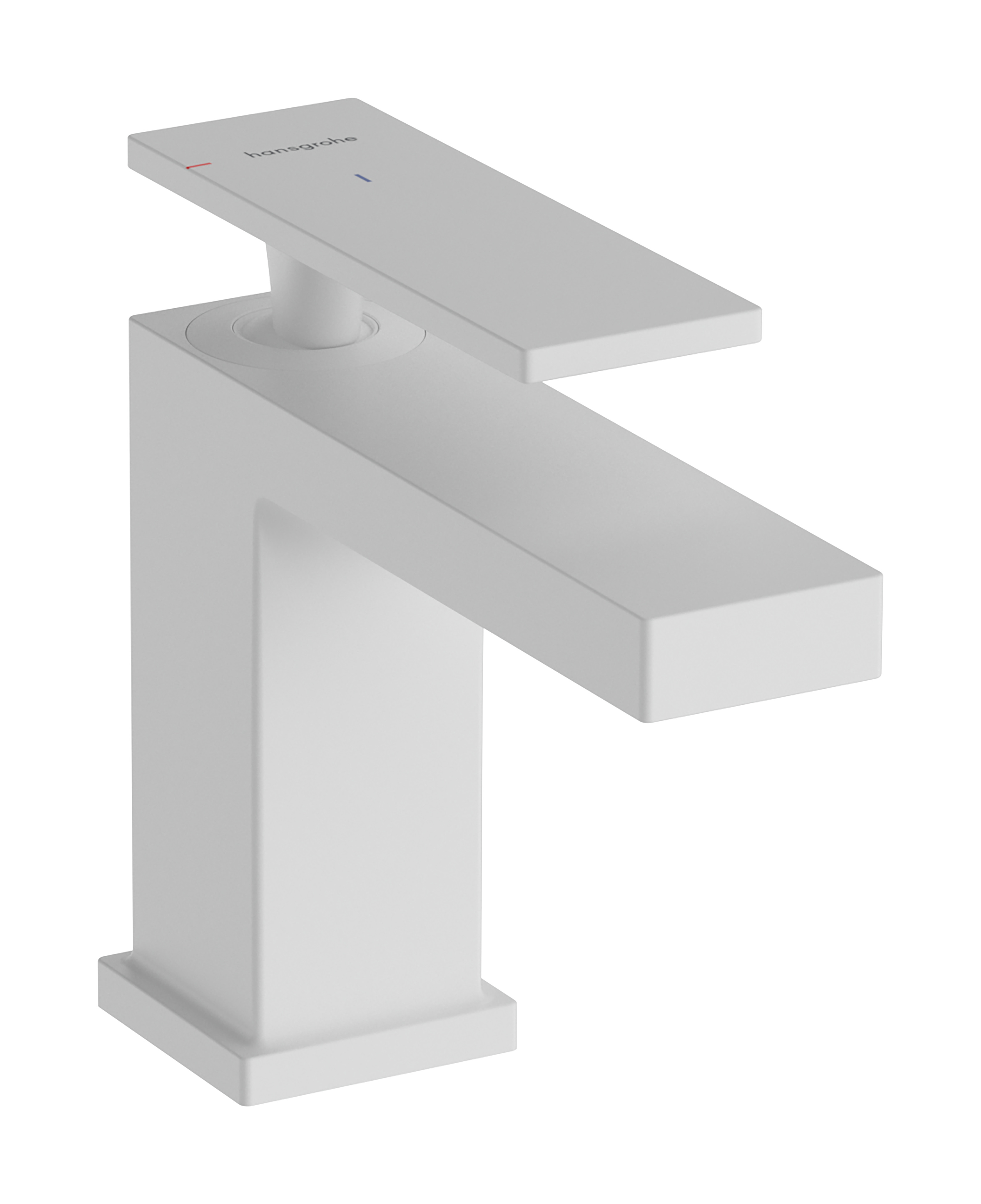 Hansgrohe Tecturis E ééngreeps wastafelkraan 80 CoolStart zonder waste, mat wit